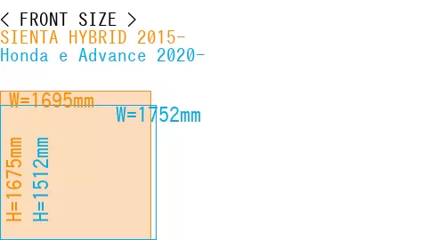 #SIENTA HYBRID 2015- + Honda e Advance 2020-